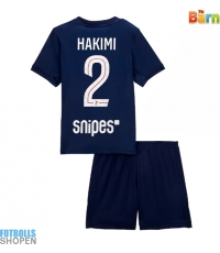 Billiga Paris Saint-Germain Achraf Hakimi #2 Hemmatröja Barn 2025-26 Kortärmad (+ Korta byxor)